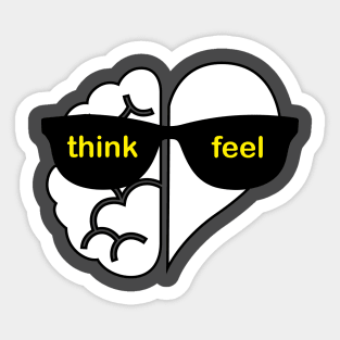 Think and Feel Sticker